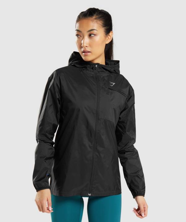 Damske Vetrovky Gymshark Speed Čierne | SR3964728